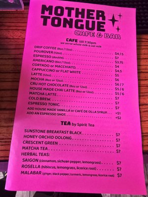 Menu photo 7 Mother Tongue Coffee Oakland, CA Menu photo 7 Mother Tongue Coffee Oakland, CA