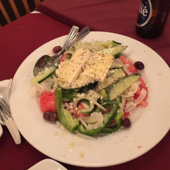 Kalyvia - Greek Salad...huge portion! - Greek Near Me - Toronto, Ontario
