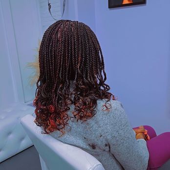 Claudia African Braid - Very detailed in her work. Soft touch on the scalp  #Claudia African Hair Braid - Hair Stylists Near Me