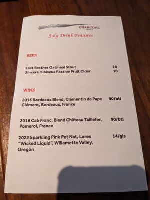 Menu photo 8 Charcoal Venice Venice, CA Menu photo 8 Charcoal Venice Venice, CA