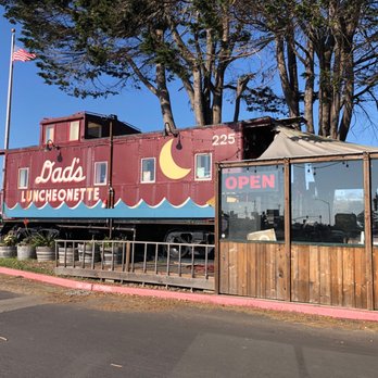 Dad's Luncheonette - Outside decor - New American Near Me - Half Moon Bay, California Dad's Luncheonette - Outside decor - New American Near Me - Half Moon Bay, California