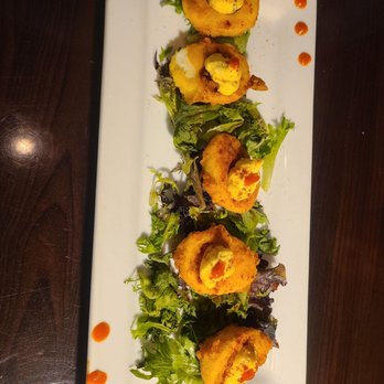 Golden Leaf Bistro - Deep fried deviled eggs - Bars Near Me - Danville, Virginia Golden Leaf Bistro - Deep fried deviled eggs - Bars Near Me - Danville, Virginia