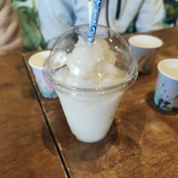Mr. Nam - Custard apple juice (mostly ice, tastes like a sweet but tart apple)