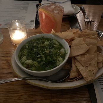 Comal - White shrimp ceviche and a Palomaesque - Mexican Near Me - Berkeley, California