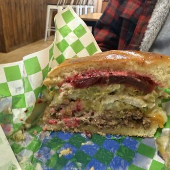 Jeffrey Burgers - Thanksgiving Dinner Burger - Burgers Near Me - Lyndon, Vermont
