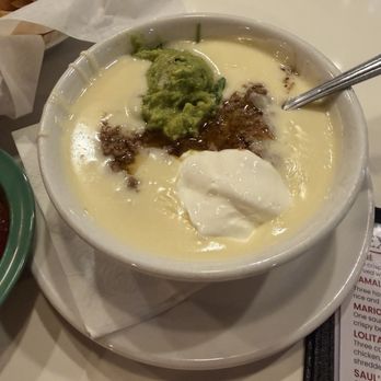 Salsa Tex Mex - White Queso w/ ground beef/avocado and sour cream - Mexican Near Me - Anna, Texas
