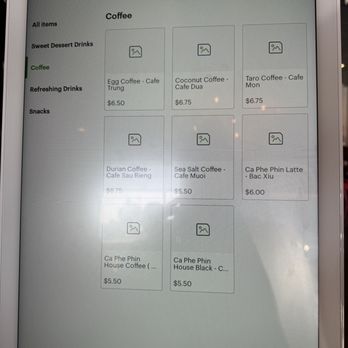 Ca Phe Phin - Coffee options - Coffee & Tea Near Me - Sacramento, California
