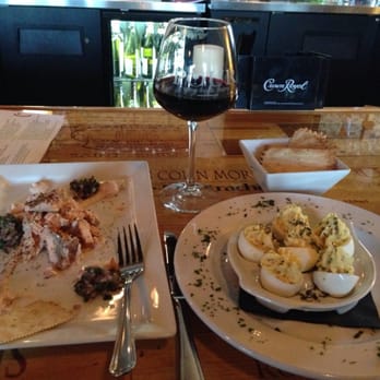 Pour Wine Bar & Bistro - Smoked Tuna Tartare and deviled eggs with Prosciutto, garlic and basil. Mind blowing good. - American Near Me - Otsego, Minnesota Pour Wine Bar & Bistro - Smoked Tuna Tartare and deviled eggs with Prosciutto, garlic and basil. Mind blowing good. - American Near Me - Otsego, Minnesota