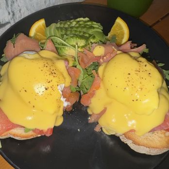 Sunny Eggs - Salmon Eggs Benedict was insane - Juice Bars & Smoothies Near Me - Key West, Florida