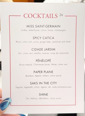 Menu photo 4 L'Avenue Paris, 75