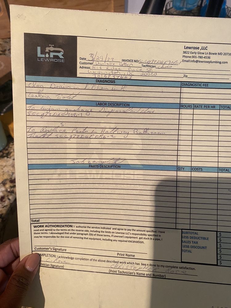 Slide of Lewrose Plumbing And Drain Cleaning