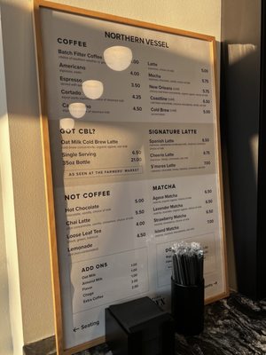 Menu photo 1 Northern Vessel Des Moines, IA