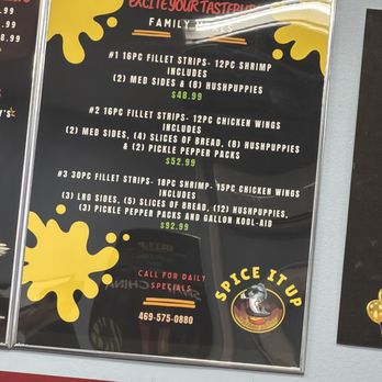 Spice It Up Seafood & Grill - Menu! - Seafood Near Me - Cedar Hill, Texas Spice It Up Seafood & Grill - Menu! - Seafood Near Me - Cedar Hill, Texas