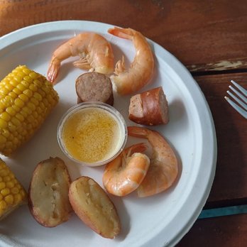 JC's Seafood - A small portion of the huge low country boil - Seafood Near Me - Aiken, South Carolina
