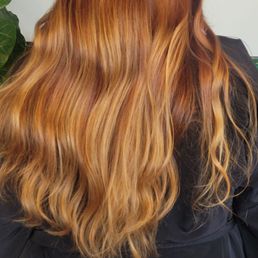 Brilliant red color job by Melissa!