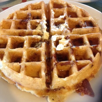 Peppertree Cafe - Bacon waffle close-up! - Venues & Event Spaces Near Me - Glendora, California Peppertree Cafe - Bacon waffle close-up! - Venues & Event Spaces Near Me - Glendora, California