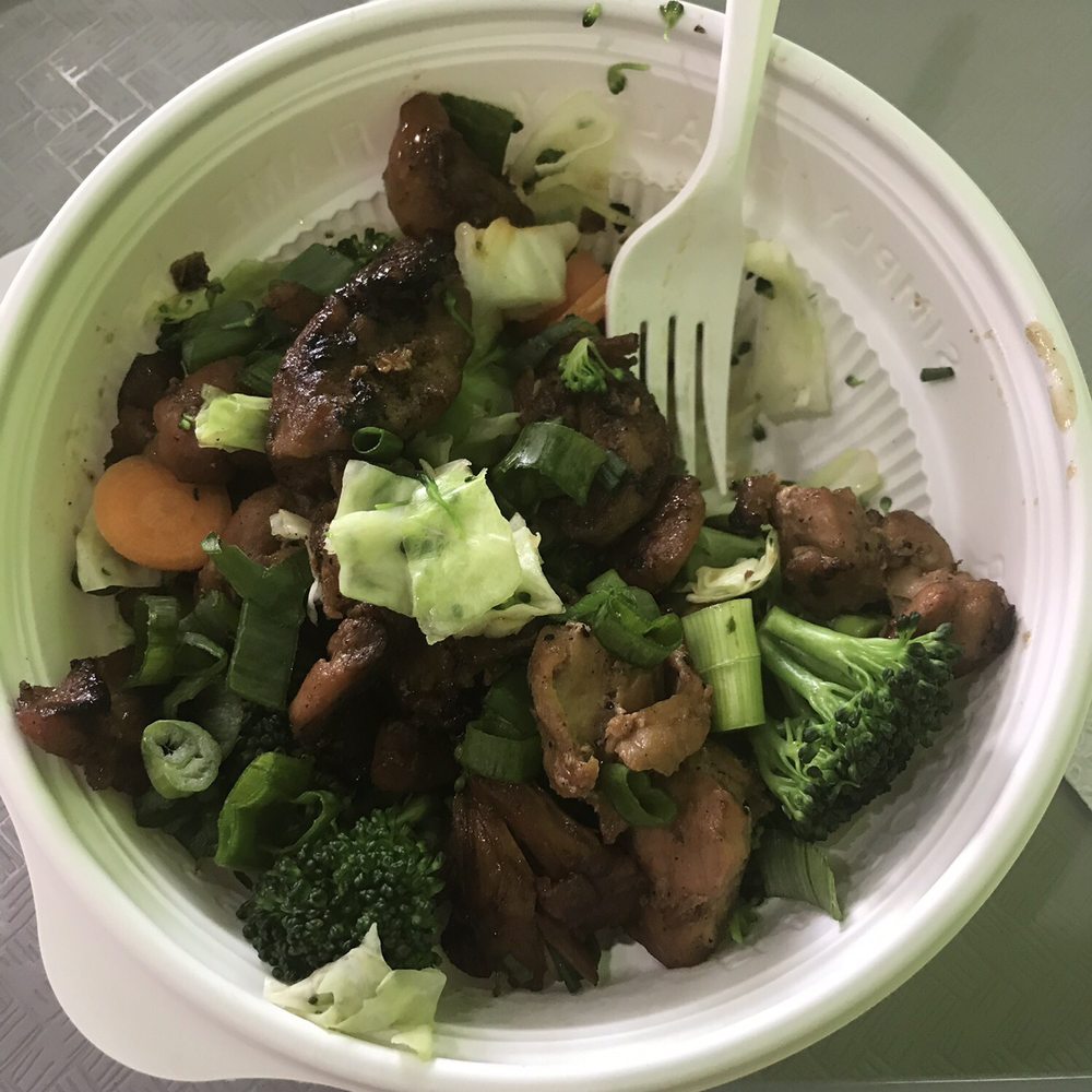 Flame Broiler - Chicken veggie bowl - Asian Fusion Near Me - Tempe, Arizona