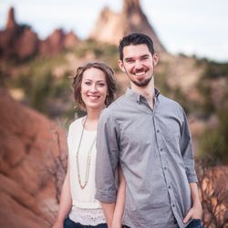 Engagement session at Garden of the Gods