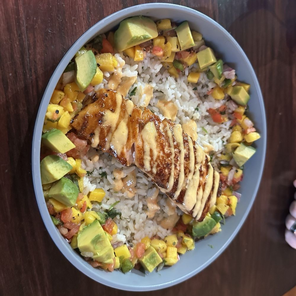 Black Fork Bistro - Salmon bowl - Salad Near Me - Loudonville, Ohio