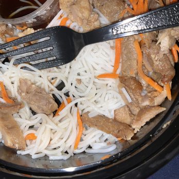 Banh Mi & Ti - Inside vermicelli pork n roll bowl - Vietnamese Near Me - Pittsburgh, Pennsylvania