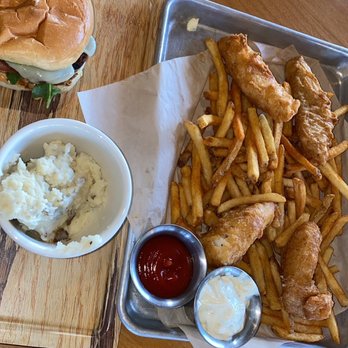 Twin Peaks - Fried pickles beyond burger fries mozzarella bites smashed potatoes - New American Near Me - Columbus, Ohio Twin Peaks - Fried pickles beyond burger fries mozzarella bites smashed potatoes - New American Near Me - Columbus, Ohio