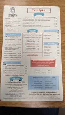 Menu photo 3 Brigitte's Cafe Saint Cloud, MN