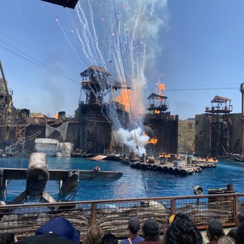 Universal Studios Hollywood - Water World Show 5 - Amusement Parks Near Me - Universal City, California