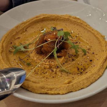 Zorba's Greek Bistro - Sweet potato Hummus - Greek Near Me - Baton Rouge, Louisiana Zorba's Greek Bistro - Sweet potato Hummus - Greek Near Me - Baton Rouge, Louisiana
