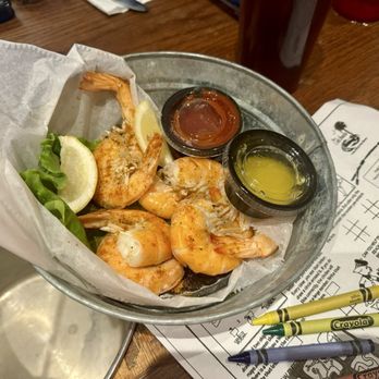 The Crab Shack - "1/2 Pound Peel & Eat Shrimp" - Seafood Near Me - Folly Beach, South Carolina