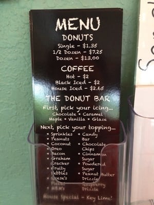Menu photo 8 The Donut Experiment Anna Maria, FL Menu photo 8 The Donut Experiment Anna Maria, FL