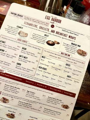 Menu photo 1 Egg Harbor Café Lake Forest, IL