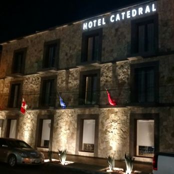Hotel Catedral - Exterior at night, duh. - Resorts Near Me - La Paz, BCS