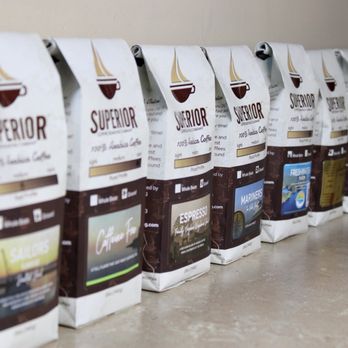Superior Coffee Roasting Company - a line of coffee bags - Coffee Roasteries Near Me - Sault Ste Marie, Michigan Superior Coffee Roasting Company - a line of coffee bags - Coffee Roasteries Near Me - Sault Ste Marie, Michigan