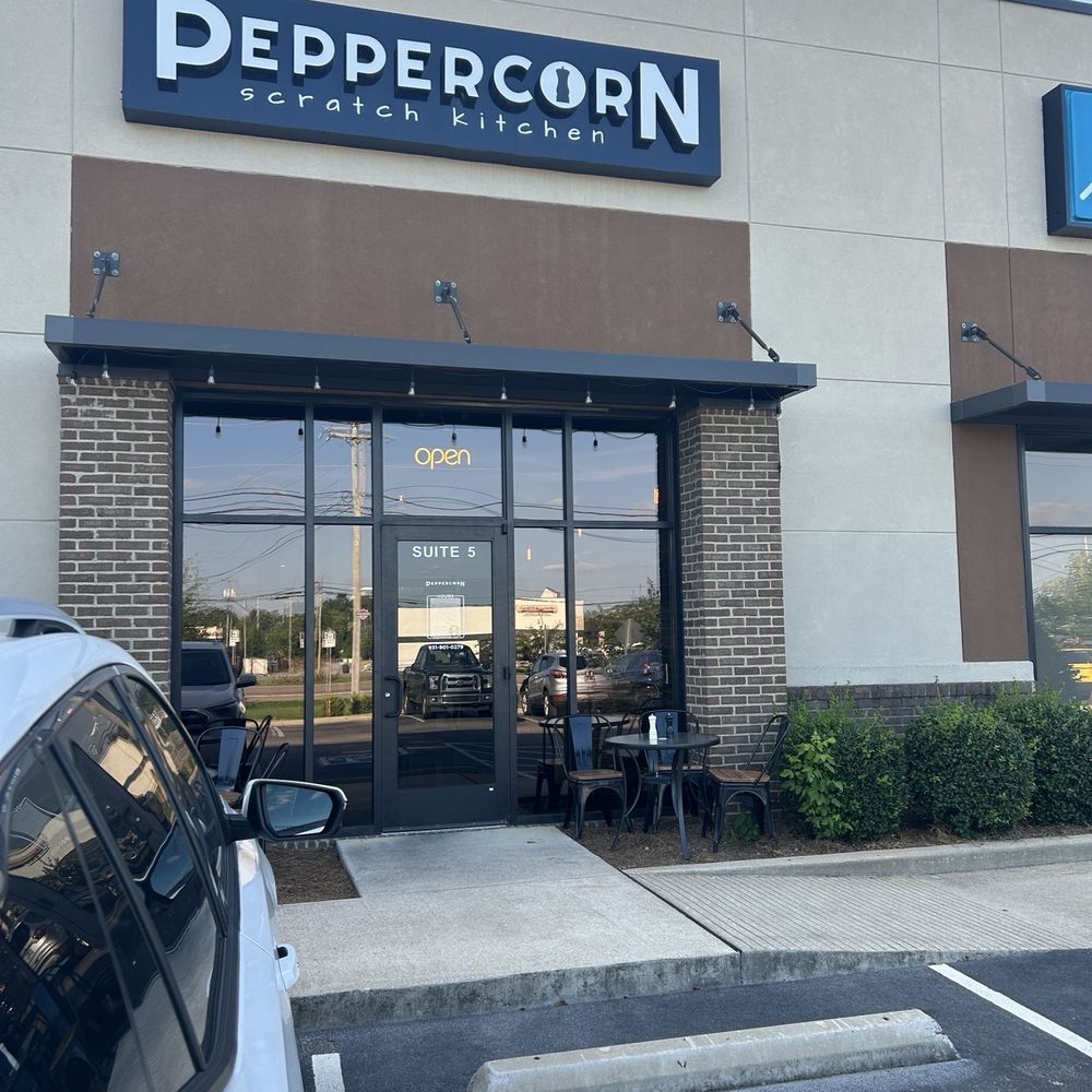 Peppercorn Scratch Kitchen - The exterior of Peppercorn - Breakfast & Brunch Near Me - Columbia, Tennessee Peppercorn Scratch Kitchen - The exterior of Peppercorn - Breakfast & Brunch Near Me - Columbia, Tennessee