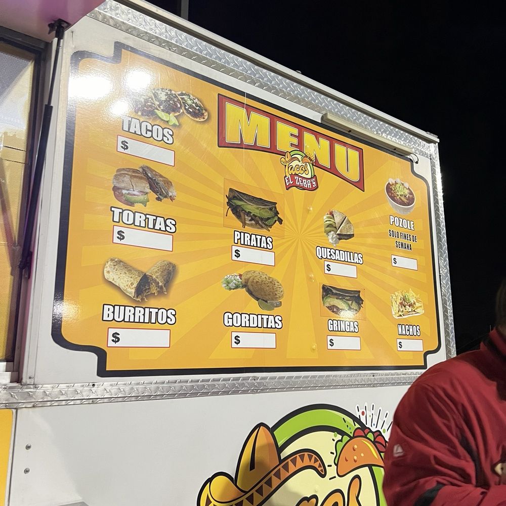 Tacos El Zeba's - Taco truck menu - Tacos Near Me Tacos El Zeba's - Taco truck menu - Tacos Near Me