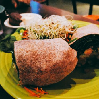 One World Cafe - Portabello wrap, a tip seller! - Vegetarian Near Me - Baltimore, Maryland