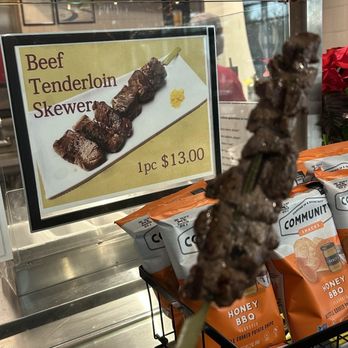 The Hangar - Beef Tenderloin Skewer $13 - Food Court Near Me - Long Beach, California The Hangar - Beef Tenderloin Skewer $13 - Food Court Near Me - Long Beach, California