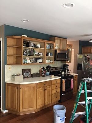 Cabinet Refinishing - Do your cabinets need some refinishing work? We specialize in it all, give us a call today. Cabinet Refinishing - Do your cabinets need some refinishing work? We specialize in it all, give us a call today.