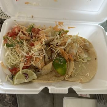 Mariscos El Sushi - The grilled fish tacos.... - Sushi Bars Near Me - Fresno, California