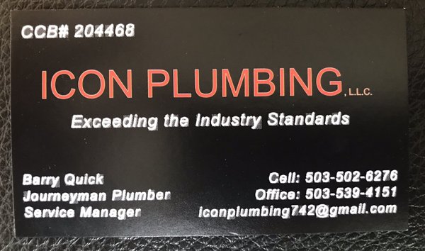 Icon Plumbing Logo