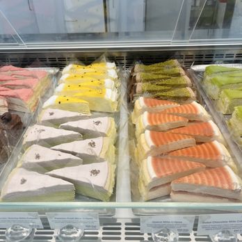 Lady M Cake Boutique - Slice of guava and original - Bakeries Near Me - Santa Clara, California