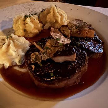 St Martin's Wine Bistro - Tournedos Rossini. My girlfriend's favorite dish that isn't on many menus. Did not disappoint. - French Near Me - Dallas, Texas St Martin's Wine Bistro - Tournedos Rossini. My girlfriend's favorite dish that isn't on many menus. Did not disappoint. - French Near Me - Dallas, Texas