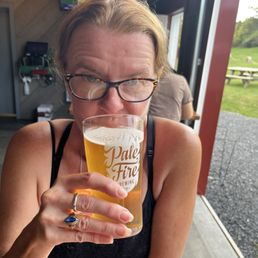 Enjoying a draft