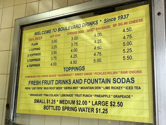 Menu photo 2 Boulevard Drinks Jersey City, NJ