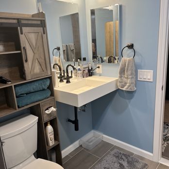 Smart House Remodeling - After - bathroom (where laundry used to be) - General Contractors Near Me - Spotsylvania, Virginia