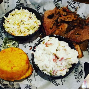 Smokin' Dave's BBQ - Brisket Plate with Slaw and Potato Salad - Barbeque Near Me - Denver, Colorado Smokin' Dave's BBQ - Brisket Plate with Slaw and Potato Salad - Barbeque Near Me - Denver, Colorado