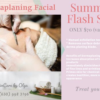 O' Lashes and Spa - Dermaplaning is an exfoliation treatment that involves gently scraping the face with a medical-grade scalpel to remove the very top layer - Skin Care Near Me - Chicago, Illinois O' Lashes and Spa - Dermaplaning is an exfoliation treatment that involves gently scraping the face with a medical-grade scalpel to remove the very top layer - Skin Care Near Me - Chicago, Illinois