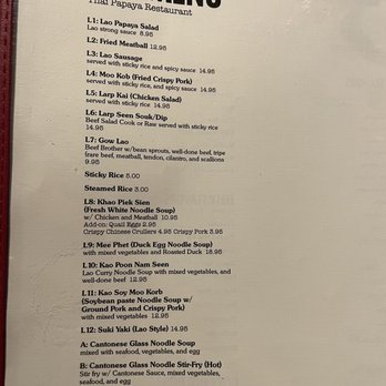 Thai Papaya Restaurant - Menu - Vietnamese Near Me - Antioch, Tennessee Thai Papaya Restaurant - Menu - Vietnamese Near Me - Antioch, Tennessee