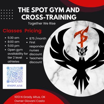 The Spot Gym and cross training - Nutritionists Near Me - Altus, Oklahoma The Spot Gym and cross training - Nutritionists Near Me - Altus, Oklahoma