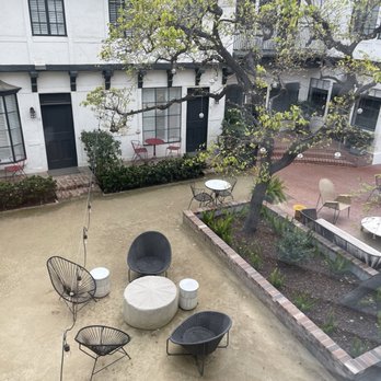 The Landsby - The courtyard from our room - Hotels Near Me - Solvang, California The Landsby - The courtyard from our room - Hotels Near Me - Solvang, California